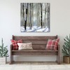 Courtside Market Snow forest 30x30 Gallery-Wrapped Canvas - 2 of 4