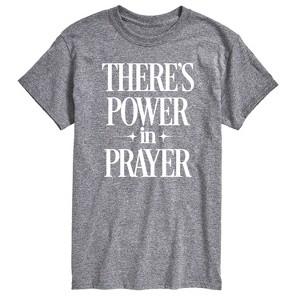 Men's - Instant Message - There's Power In Prayer Short Sleeve Graphic T-Shirt - 1 of 4