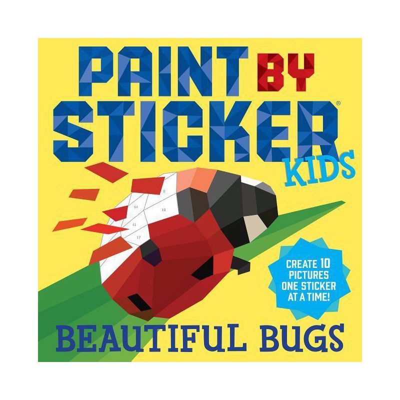 Paint By Sticker Kids Beautiful Bugs - By Various ( Paperback ), 1 of 2