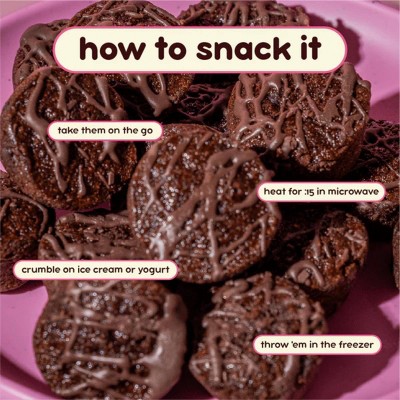 Prime Bites Chocolate Fudge Protein Mini Muffins - 15g Protein - 8.48oz/4ct