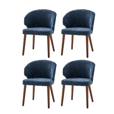 Ester Mid-century Modern Upholstered Dining Chair,Set of 2 | ARTFUL LIVING DESIGN