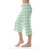 Just Love 100% Cotton Women Pajama Capri Pants Sleepwear - 2 of 3