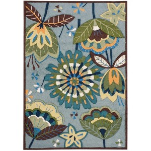 Nourison Fantasy Aqua Area Rug - 1 of 4