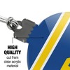 South Dakota State University Stripes Acrylic Christmas Tree Holiday Ornament - 4 of 4