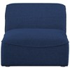 Meridian Furniture,Miramar Durable Linen Textured Armless - 3 of 4