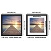 Americanflat 13x13 Picture Frame with Shatter-Resistant Glass - Use as 10x10 Frame with Mat or 13x13 Frame Without Mat - Signature Collection - Black - image 2 of 4