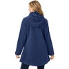 Woman Within Hooded A-Line Fleece Coat - 3 of 4
