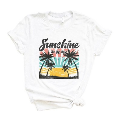 Simply Sage Market Women's Sunshine On My Mind Short Sleeve Graphic Tee