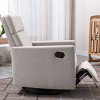 Modern Armchair Rocker Chair Living Room Comfy Single Sofa Chair,Upholstered Rocker Chair Seating Glider Swivel Recliner-Cuddlewood - 2 of 4