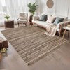 Living Room Rugs 9x12 Large Printed Braid Area Rugs Non-Slip Foldable Rugs Farmhouse Gradient Floor Carpet Non-Shedding Soft Low Pile Rug for Bedroom - 4 of 4