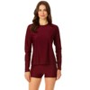 Coppersuit - Women's Long Sleeve Rashguard Swimsuit Top - image 2 of 4