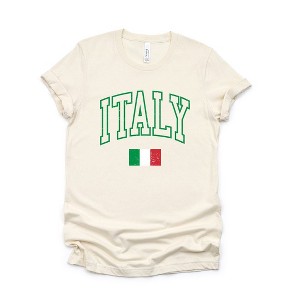 Simply Sage Market Women's Italy Flag Short Sleeve Graphic Tee - 1 of 4