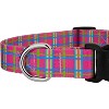 Country Brook Petz Deluxe Bubblegum Pink Plaid Dog Collar - Made in The U.S.A. - image 4 of 4