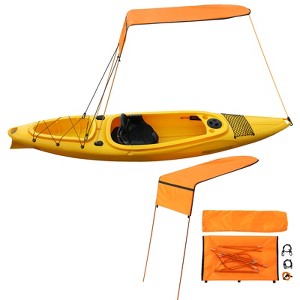 Waterproof Kayak Sun Shade Canopy - Universal Easy-Setup Awning with Storage Bag, Fit for Canoe/Fishing Boat/SUP + Duck Blind - 1 of 4