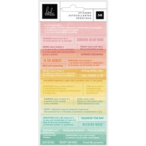 Heidi Swapp Sun Chaser Definition Stickers - 56pcs - 1 of 1