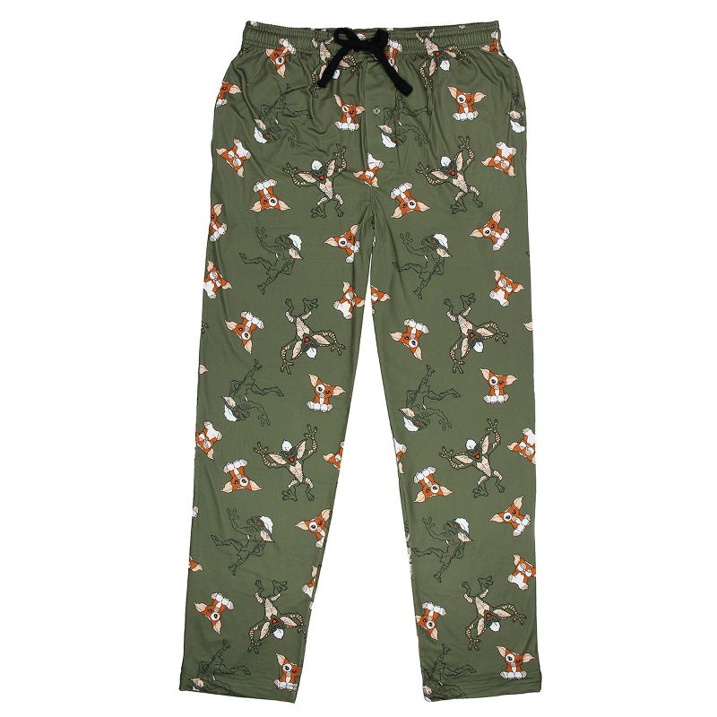 Gremlins Men's Gizmo Gremlin AOP Sleep Pajama Lounge Pants With Pockets, 5 of 6