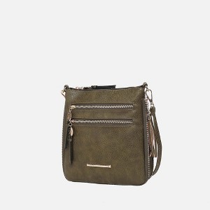 MKF Collection Angelina Crossbody Shoulder Women's Handbag Vegan Leather Purse by Mia K - 1 of 4