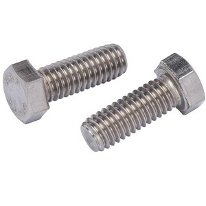 Bolt Dropper 3/8"-16 x 1" Stainless Steel Hex Head Bolt - 25 Pieces - 1 of 4