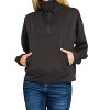 Women's Scuba Half Zip Pullover Sweater - ZENANA - 2 of 3