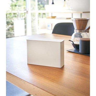 Black Steel Coffee Filter Holder with Lid