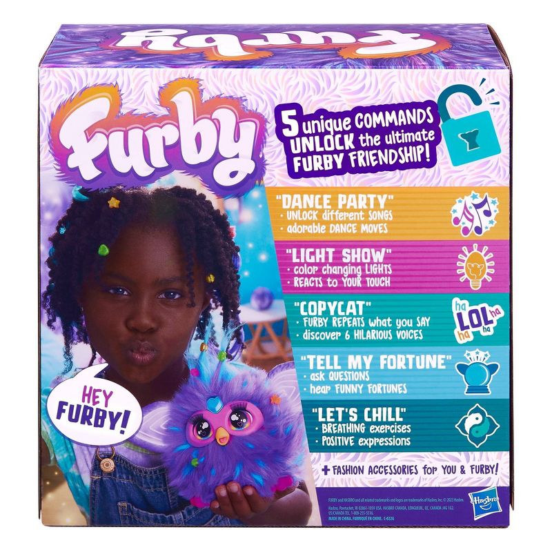 Furby Purple Interactive Plush Toy, 5 of 18