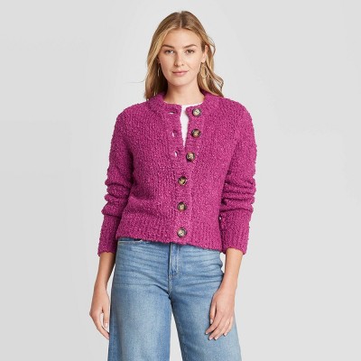 purple cardigan target