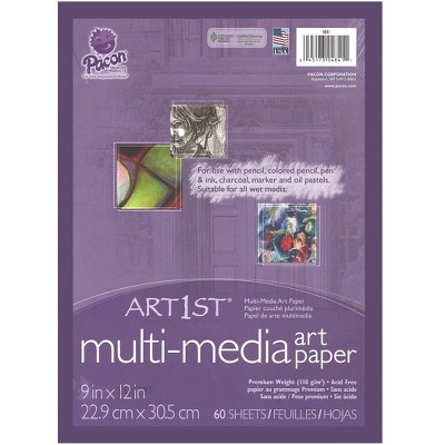 Pacon Art1st 9" x 12" White Premium Multi-Media Art Paper
