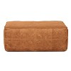 Poly & Bark Taos Square Ottoman Cognac Tan - 2 of 4