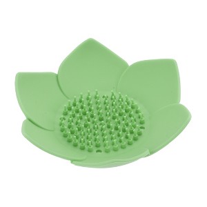 Unique Bargains Flower Soap Holder 5.31"x5.12"x1.38" 1 Pc - 1 of 4