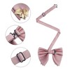 INSPIRE CHIC Men's Ribbon Leaf Pendant Pre-tied Fashion Bow Ties Necktie 1 Pc - 3 of 4