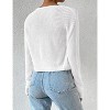 Cardigan Sweaters Open Front Long Sleeve Cardigans Lightweight Fall Bolero Shrugs - 3 of 4