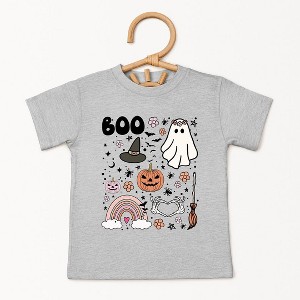 The Juniper Shop Boo Collage Toddler Short Sleeve Tee - 1 of 3