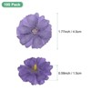 Unique Bargains Small Silk Artificial Daisy Flower Heads Wedding Party Decoration 100 Pcs - 3 of 4
