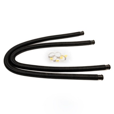 FAFCO Durable and Heatproof Connecting Hoses and Turn Key Hose Clamps Ideal for In-Ground Swimming Pool Solar Heating Systems