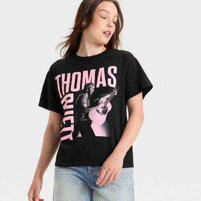 Women's Thomas Rhett Short Sleeve Graphic T-Shirt - Black XXS
