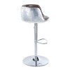 Adjustable Swivel Counter and Bar Stool with Upholstered Seat and Supportive Backrest - 4 of 4