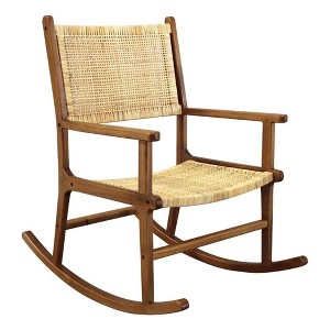Carolina Living Karson Rocking Chair - Caramel - 1 of 4