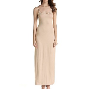 knee length dresses for ladies Nude stretch maxi dress – As You Can See main image 0