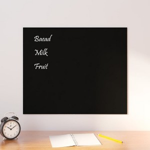 vidaXL Wall-mounted Magnetic Board Black 23.6"x19.7" Tempered Glass - 1 of 4