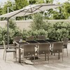 vidaXL Garden Dining Set Grey PE Rattan Large Modular - 2 of 4