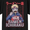 Naruto Shippuden Ramen Ichiraku Pop Poster Crew Neck Short Sleeve Men's Black T-shirt - 2 of 3