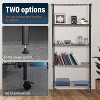 BestMassage 5-Tier Heavy-Duty Wire Shelving Unit Metal Shelving Unit with Adjustable Shelves & Lockable Wheels for Garage Home Kitchen - 3 of 4