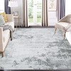 Modern Abstract Living Room Rug with Non-Slip Backing Ultra-Thin Stain Resistant Non Shedding Throw Carpet - 3 of 4