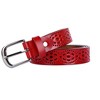INSPIRE CHIC Women's Carved Multi-Hole Hollow Leather Belts - 3 of 4