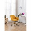 CAVINAS Modern Swivel Home Office Desk Chairs, Adjustable Height Office Chair, 360 Revolving Home Office Chair with Universal Wheel for Indoor - 4 of 4