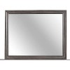 HomeStock Modern Seville Mirror in Grey Finish – Sleek Wooden Trim Mirror for Bedroom or Dressing Space - 3 of 4