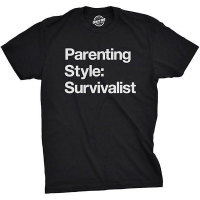 LEVEN SIXTEEN Mens Parenting Style: Survivalist T Shirt