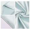 Unique Bargains Hair Skin Eye Mask Hair Band Envelope Breathable Satin Pillowcase Set Queen 20"x30" - 2 of 4