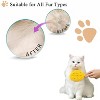 BABYYER Cat Brush for Shedding Dog Brush Hair Cleaning Comb Bath Massage Tool for Shedding & Grooming, Remove Loose Hair - 4 of 4