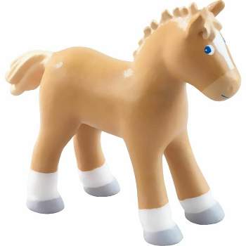 HABA Little Friends Foal Lissi - 3.75" Farm Animal Toy Horse Figure
